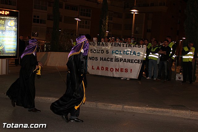 Manifestación de la Policía Local frente al Consejero de Presidencia y autoridades municipales (Miércoles Santo) - 24 Manifestación de la Policía Local frente al Consejero de Presidencia y autoridades municipales (Miércoles Santo) - 24