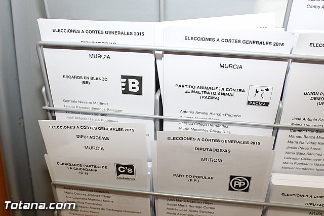 Jornada electoral - Elecciones generales 20 diciembre 2015 - 3 Jornada electoral - Elecciones generales 20 diciembre 2015 - 3