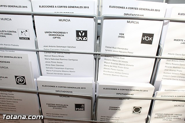 Jornada electoral - Elecciones generales 20 diciembre 2015 - 4 Jornada electoral - Elecciones generales 20 diciembre 2015 - 4